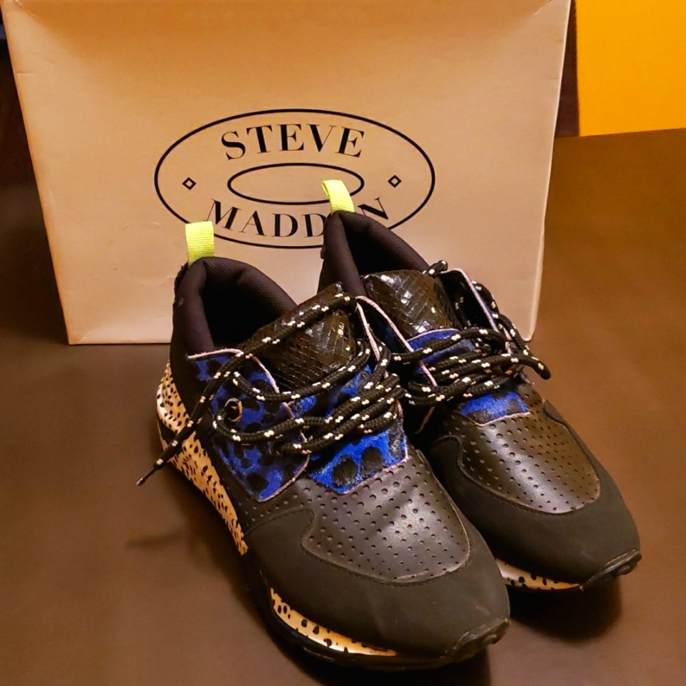 Steve Madden Cliff Blue Leo